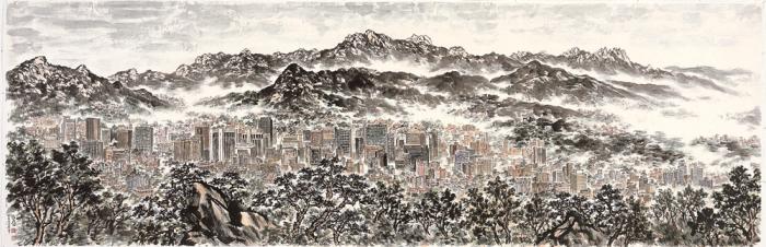 남산에서 본 서울 전경